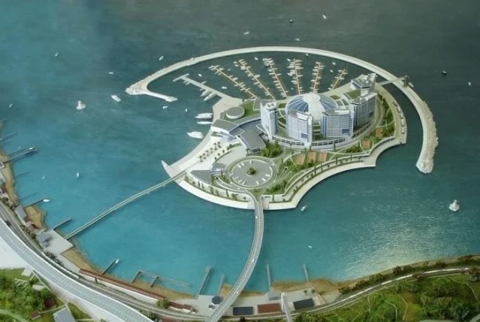 Запланированный остров у побережья Сочи. /Фото: ya.ru.