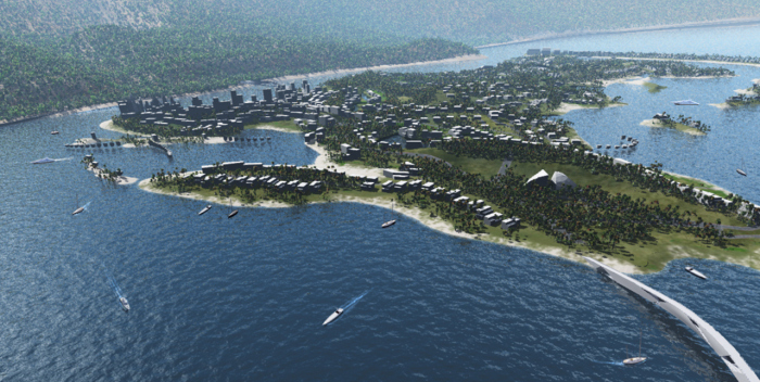 Некогда планировавшийся остров Федерация. /Фото: erickvanegeraat.com.