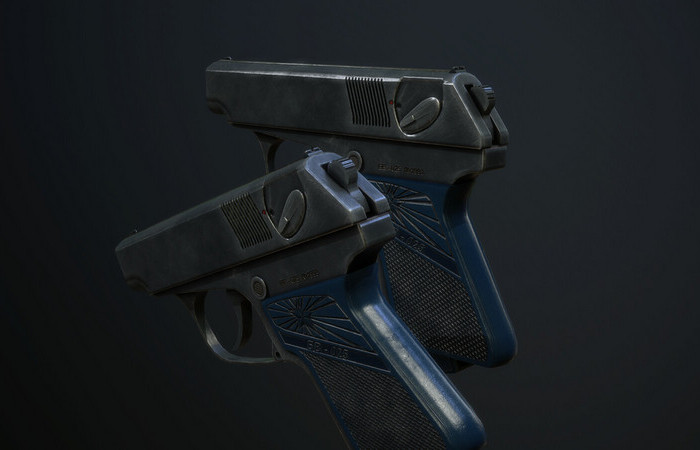 Забытый пистолет Бабкина. /Фото: 2clip.artstation.com.