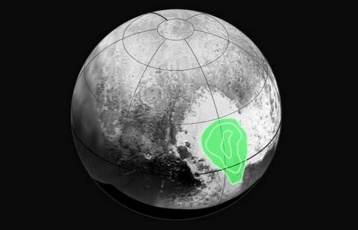 Фотоснимки Плутона: окись углерода и кристаллического азота.