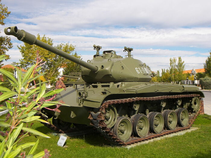 Американский Бульдог. Первый серийный танк с эжектором. |Фото: ka.wikipedia.org.