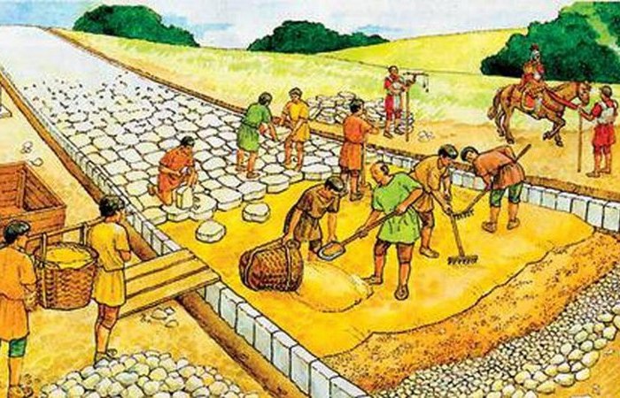 Римские дороги не так уж хороши по современным меркам.