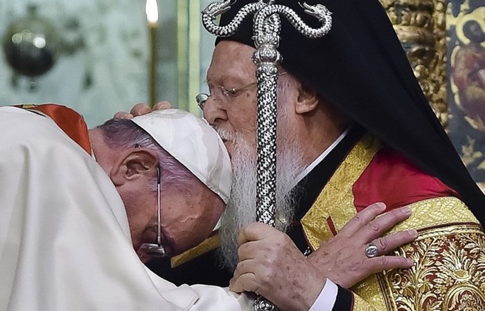Папа Римский и Вселенский Патриарх.