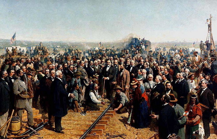 В США использовалось минимум 2 колеи в XIX веке. /Фото: ru.wikipedia.org. 