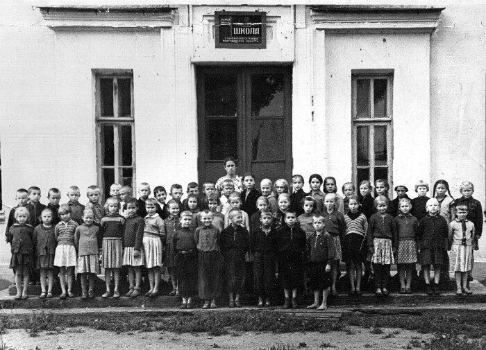 1952 год. Школьной формы не густо... ¦Фото: Twitter.