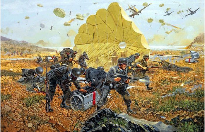 Чаще всего прыгали почти без оружия.