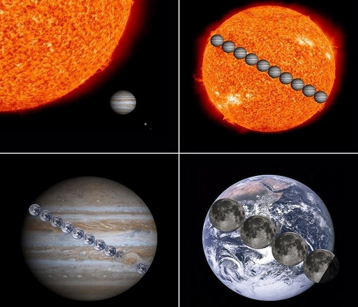 Небесные тела в Солнечной системе.