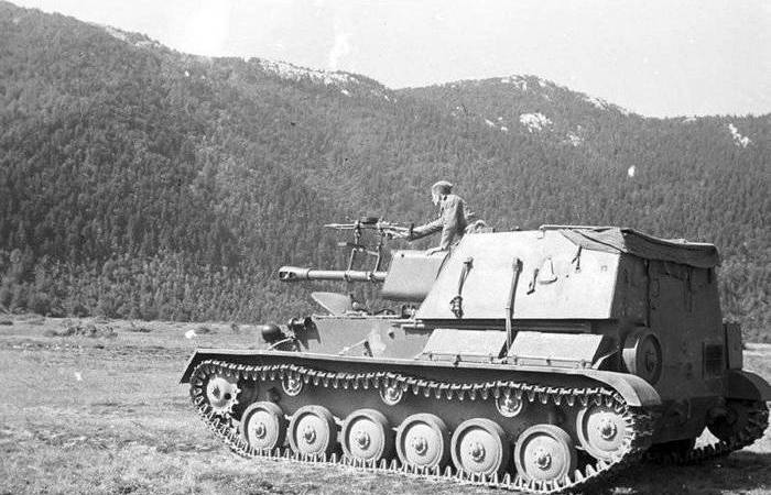 До появления Пантер Су-76 била всё, кроме Тигров.