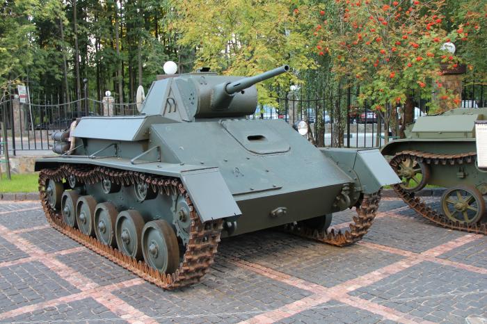 Легкий танк 1942 года. |Фото: wikimapia.org.