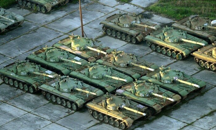 Т-55 в Венгрии. |Фото: warwall.ru.