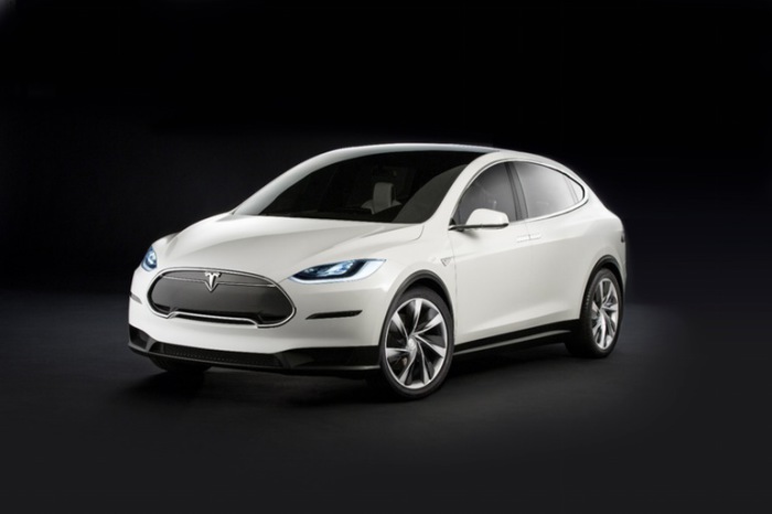Общий вид Tesla Model X.