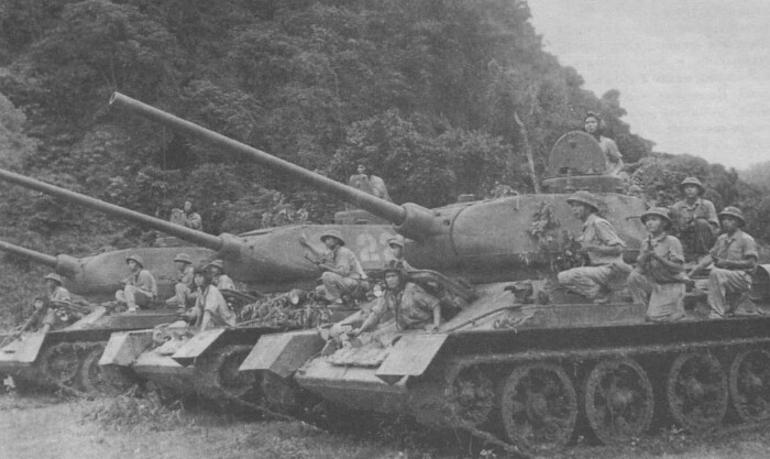 Т-34-85 в составе армии Северного Вьетнама. |Фото: tanksdb.ru.