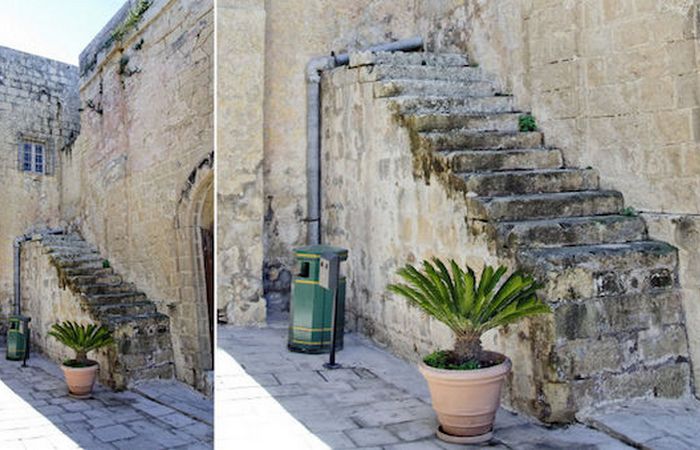 Необычные мальтийские лестницы.