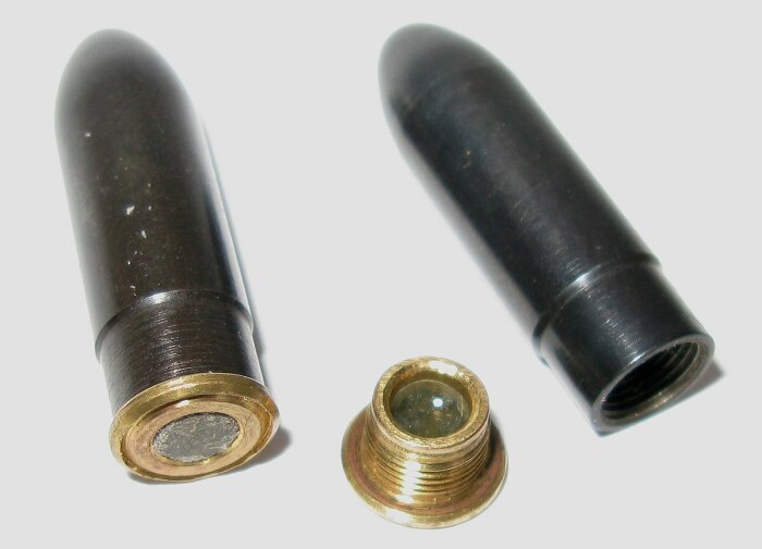 Пуля похожа на снаряд. ¦Фото: wikipedia.org.