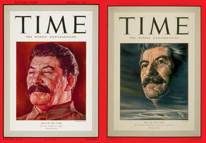 Сталин дважды человек года по версии Тайм. ветеранскиевести.рф.