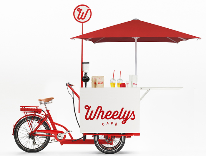 Wheelys - самое маленькое и самое экологичное кафе.