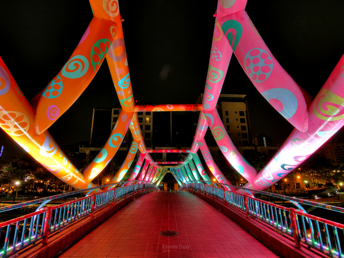 Мост Алкафф в Сингапуре.