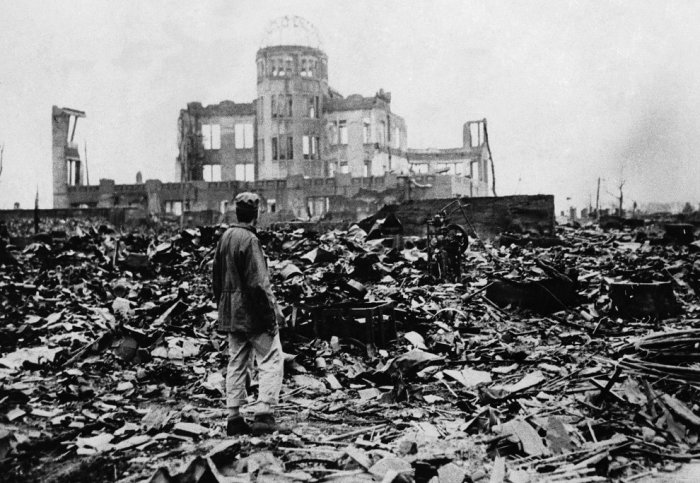 Хиросима после взрыва.