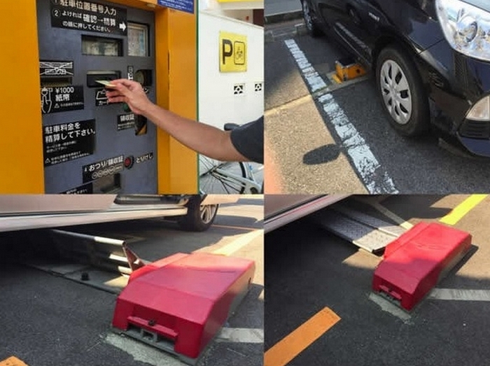 Японские парковки.