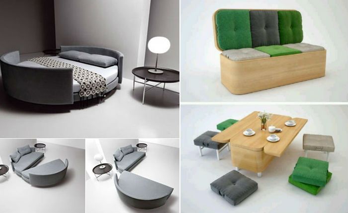 Функциональная мебель, которая прекрасно впишется в любой интерьер.