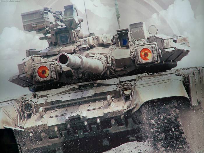 Модель танка Т-90.