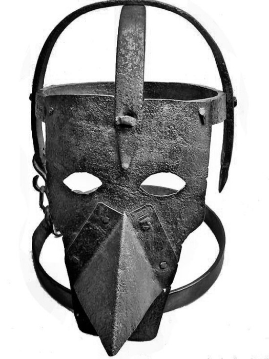 Средневековые маски позора.
