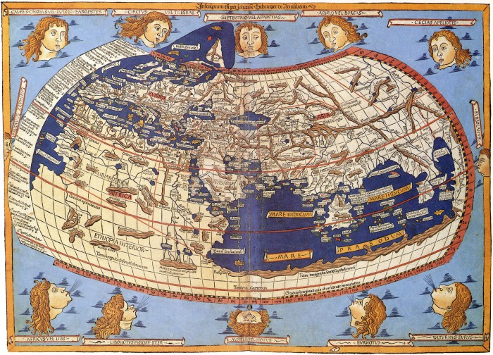Карта мира Птолемея.
