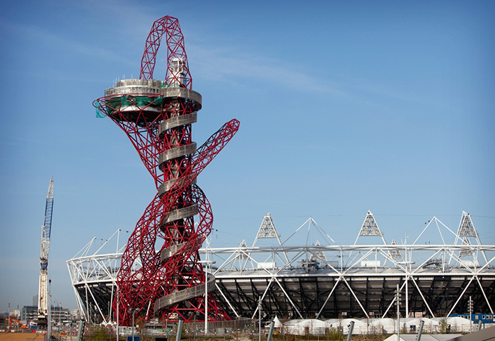  Смотровая башня-скульптура «Орбита Арцелор Миттал» в Лондоне