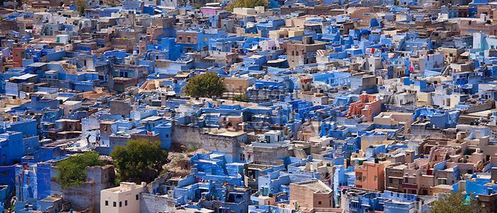 «Голубой город» Джодхпур в Индии