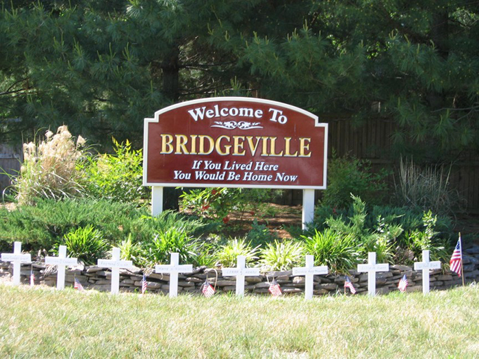 Город Бриджвилль в Калифорнии