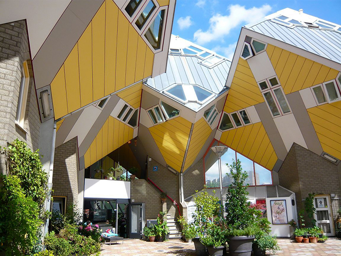 'Кубические дома' в Роттердаме, Голландия