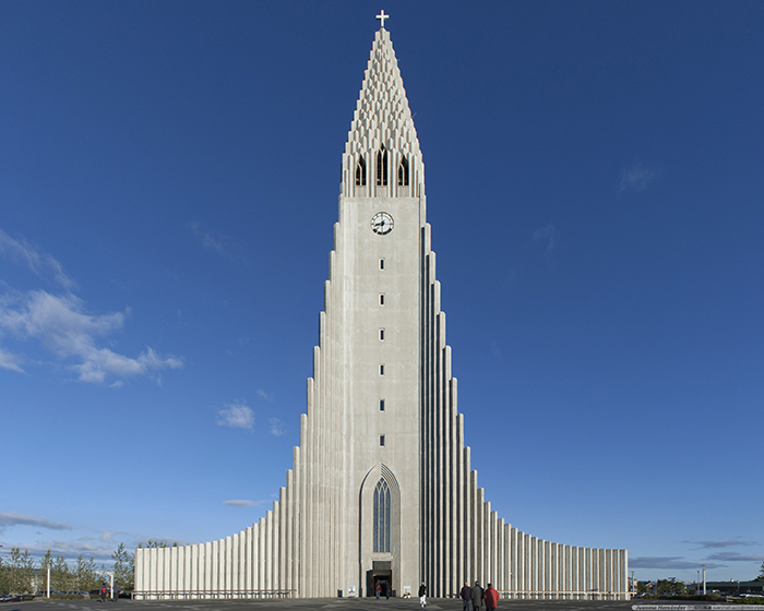 Лютеранская церковь Хадльгримскиркья в Рейкьявике, Исландия