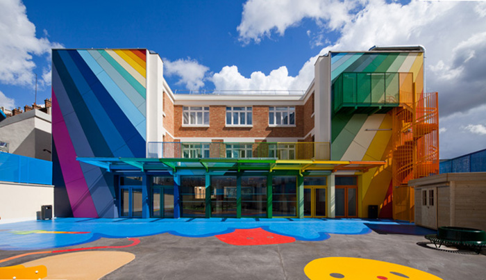  Детский сад Эколе Матерле Пайоль в Париже, Франция
