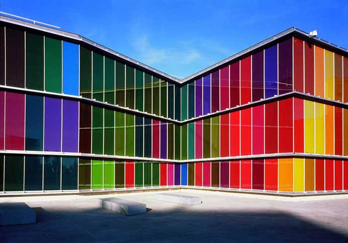 Музей современного искусства Кастильи в Леоне: фрагмент фасада 