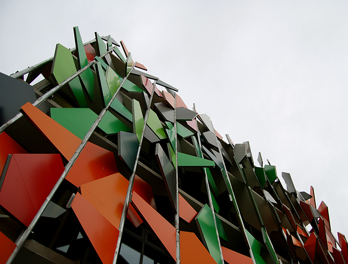 Офисное здание «Пиксель» в Мельбурне: фрагмент фасада