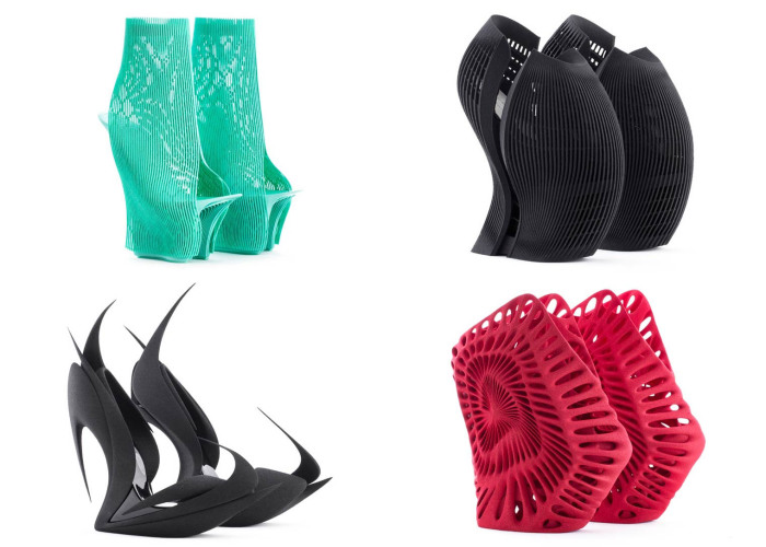 Обувь, созданная архитекторами и распечатанная на на 3D-принтере.