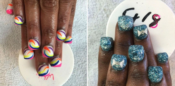 Всемирно известное приложение Инстаграм заполонили фотографии с необычным и причудливым маникюром, который получил название Bubble nails.