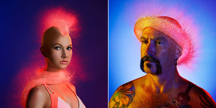 «Water Wigs» («Парики из воды») - новый проект Тима Тэддера (Tim Tadder) - известного американского фотографа из Лос-Анджелеса (южная Калифорния).