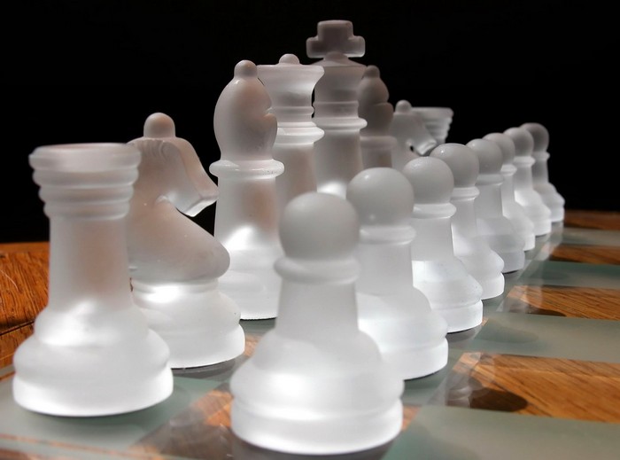 Шахматные фигуры, напечатанные на 3D-принтере