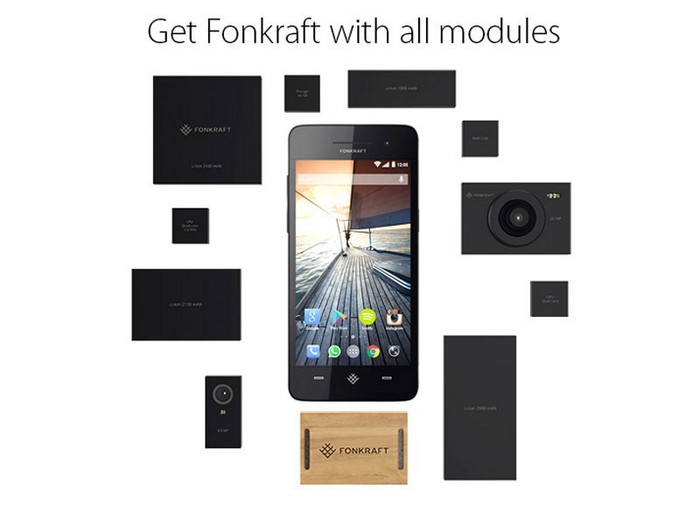 Полный набор модулей смартфона Fonkraft