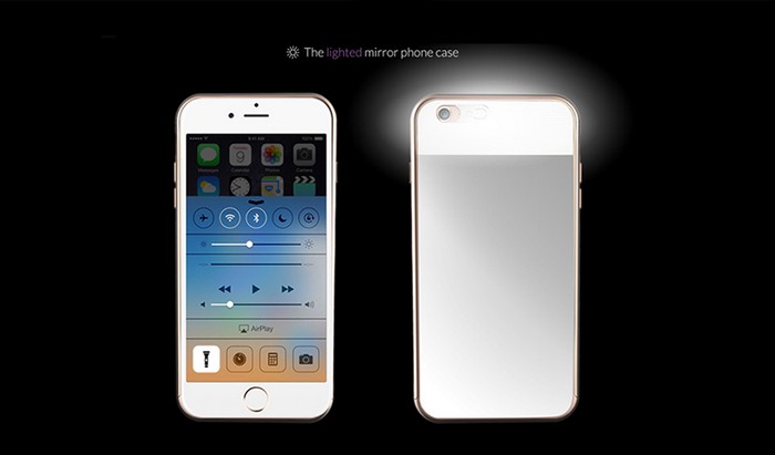 Lighted Mirror Phone Case – чехол для смартфон с зеркальцем и подсветкой