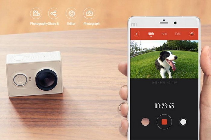 Экстремальная камера Xiaomi Yi Action Camera