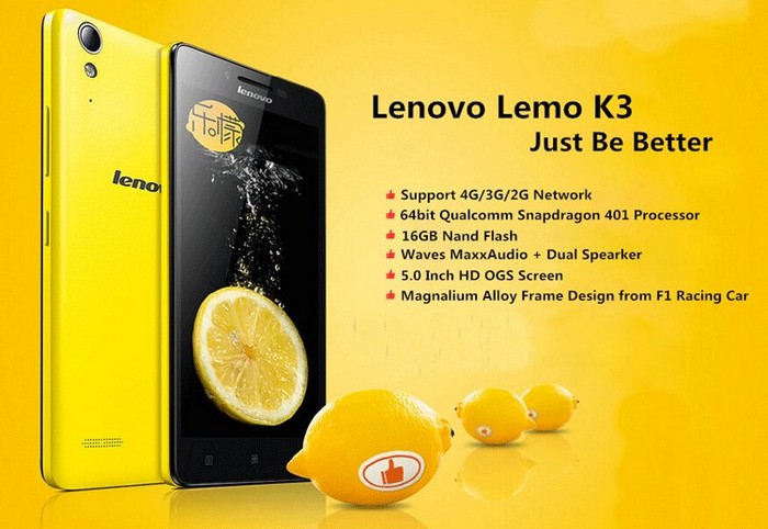 Бюджетный музыкальный смартфон Lenovo K3