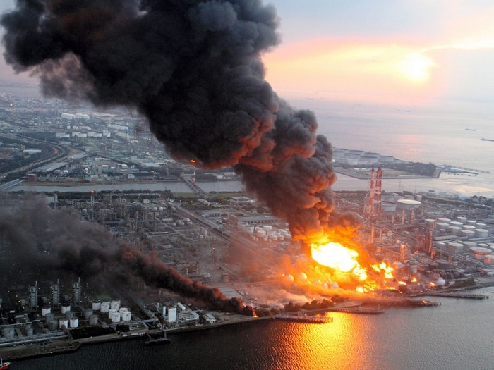 Пожар на атомной станции Фукусима