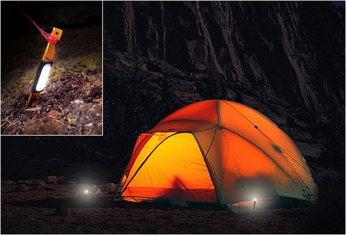 StakeLight – светящиеся колышки для туристической палатки