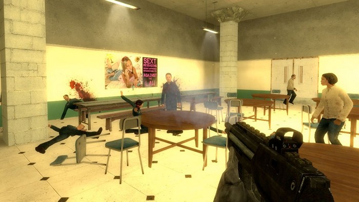 School Shooter: North American Tour 2012 - симулятор массовых убийств в школе Колумбайн