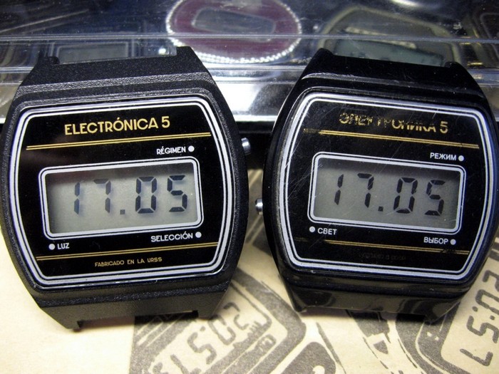 Советские электронные часы Электроника 5