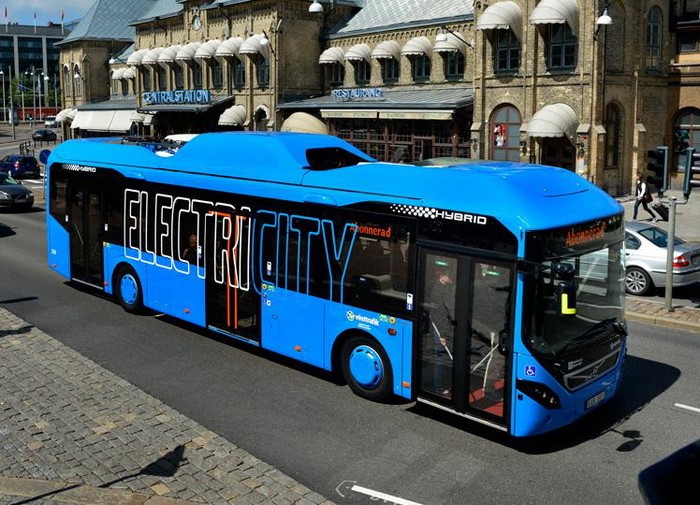 Гибридный автобус Volvo Hyper Bus