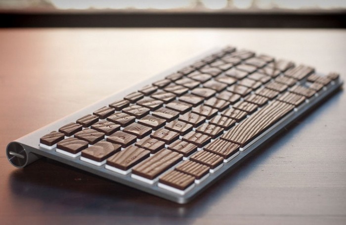 Стильная деревянная клавиатура Engrain Tactile Keyboard