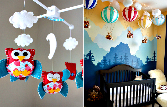 Яркие идеи декора детской комнаты.